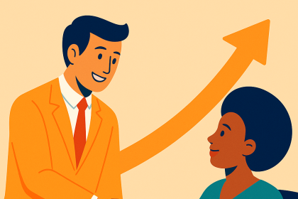 Farklı yaş ve kültürlerden bireylerin bir araya geldiği, sıcak ve pozitif bir atmosferde etkileşim kurduğu modern dijital illüstrasyon.